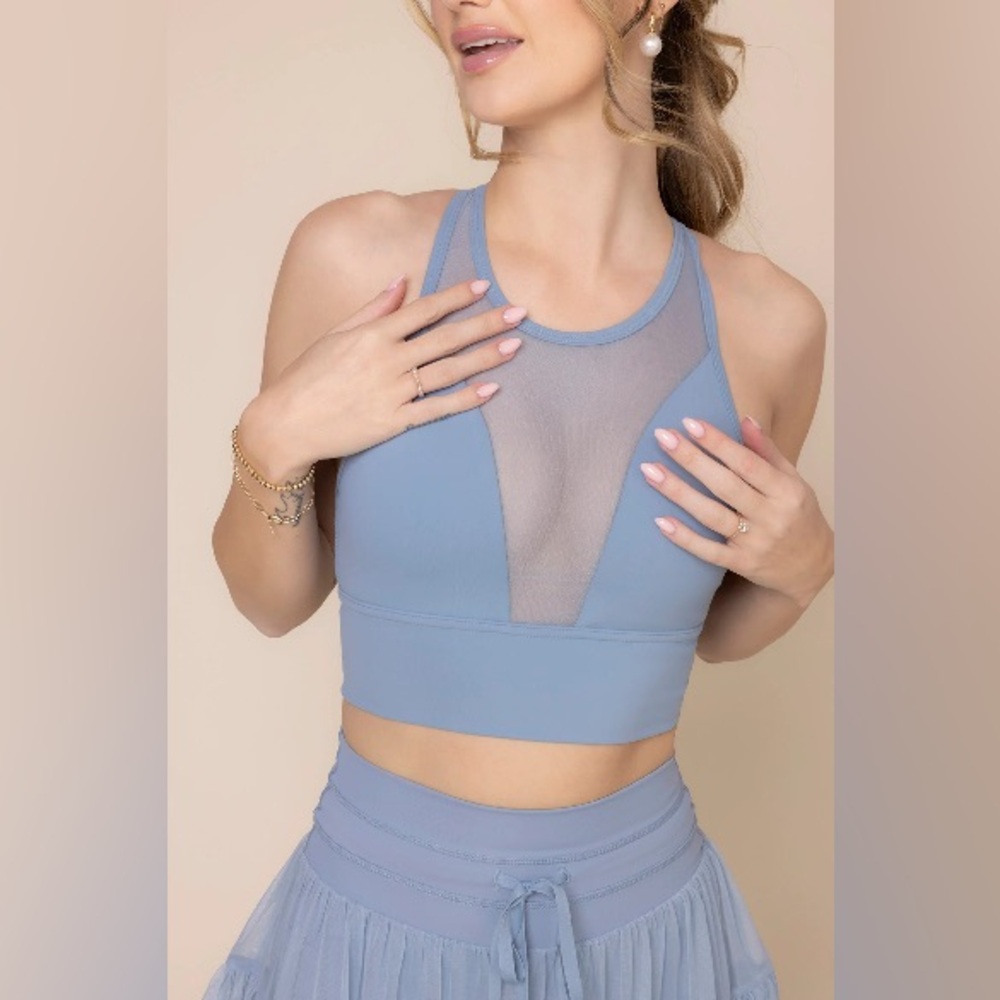 POPFLEX Stellar Bra - Blue Storm Size: S